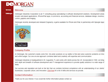 Tablet Screenshot of demorgan.com