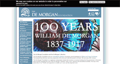 Desktop Screenshot of demorgan.org.uk
